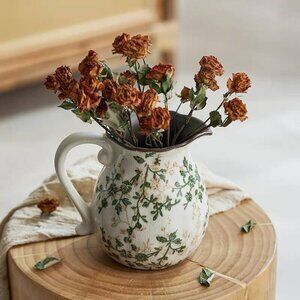 Modern Neutral Vase for Fresh or Faux Flowers